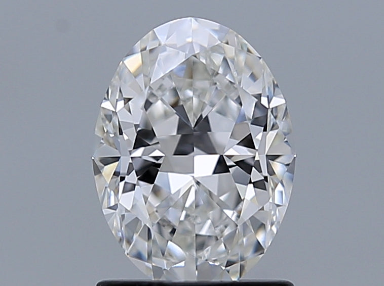 1.2 Carat Oval Natural Diamond with  Cut Diamond in 14KT  view 1
