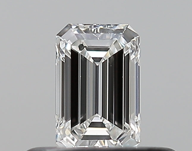 0.3 Carat Emerald Natural Diamond with  Cut Diamond in 14KT  view 1
