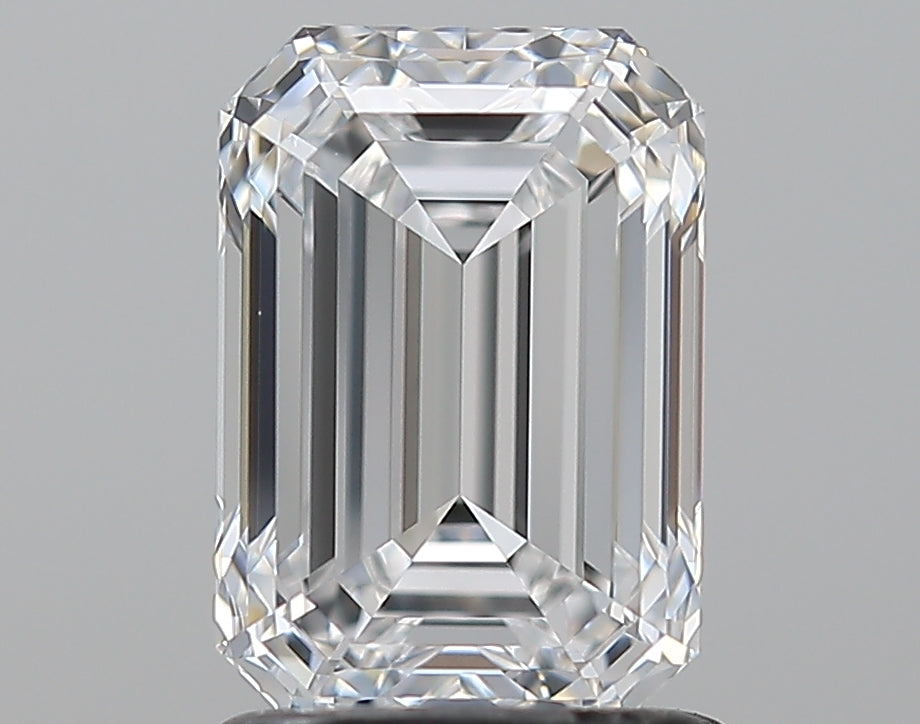 1.53 Carat Emerald Natural Diamond with  Cut Diamond in 14KT  view 1
