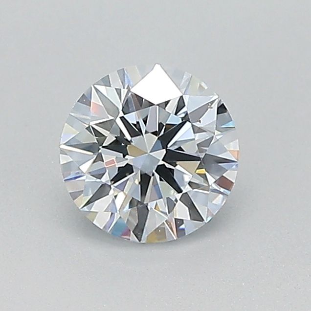 0.5 Carat Round Lab Diamond with  Cut Diamond in 14KT  view 1
