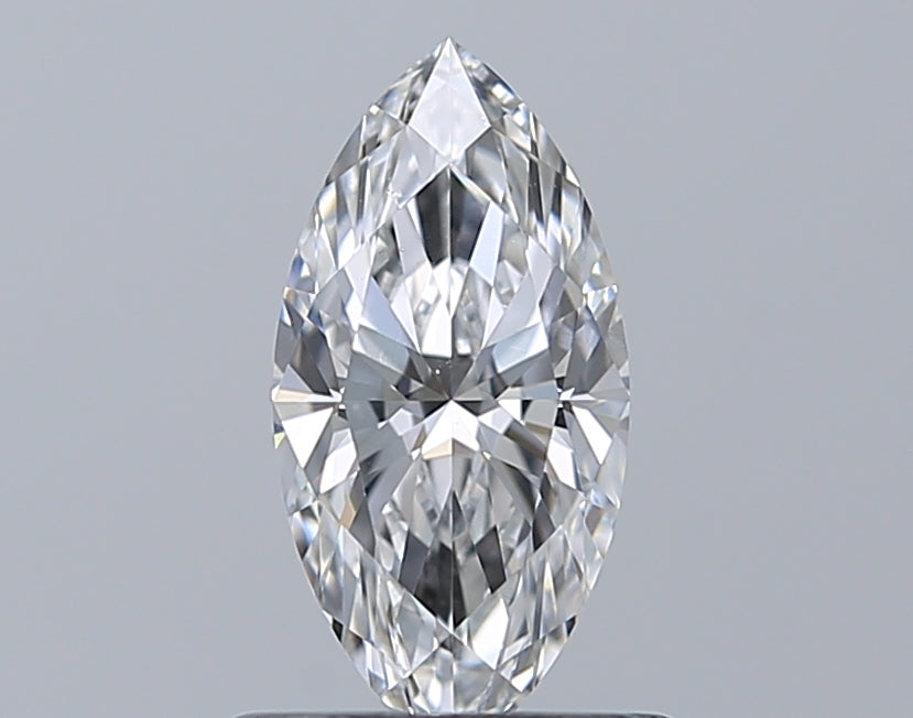 0.71 Carat Marquise Natural Diamond with  Cut Diamond in 14KT  view 1

