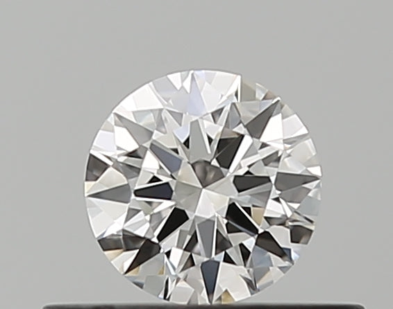 0.3 Carat Round Natural Diamond with  Cut Diamond in 14KT  view 1
