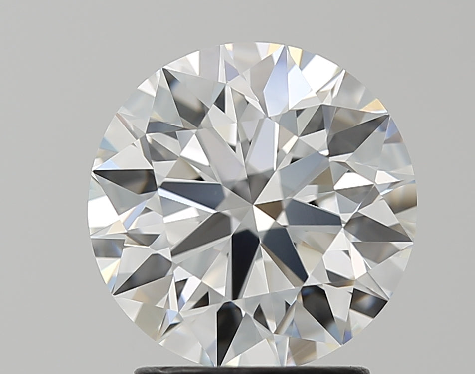 2.2 Carat Round Natural Diamond with  Cut Diamond in 14KT  view 1
