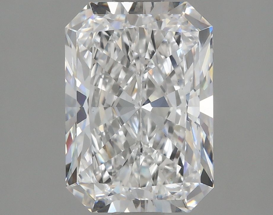 1.72 Carat Radiant Lab Diamond with  Cut Diamond in 14KT  view 1
