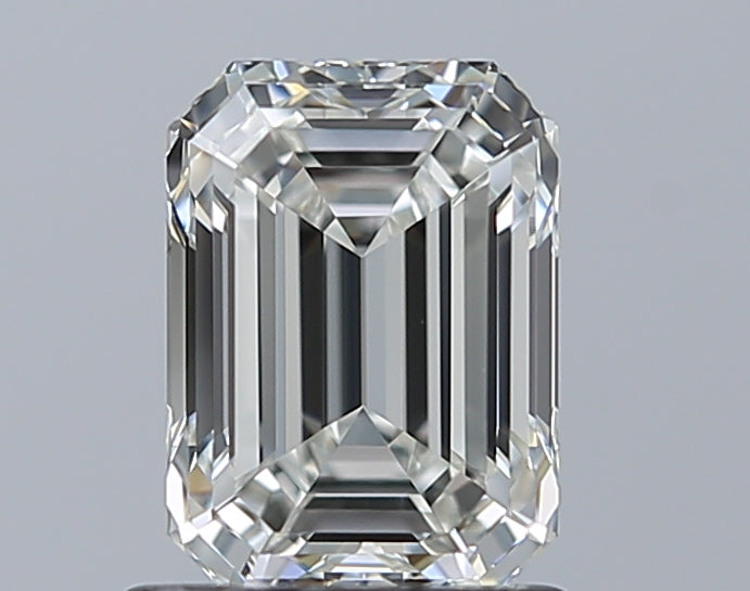 1.2 Carat Emerald Natural Diamond with  Cut Diamond in 14KT  view 1
