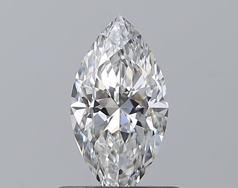 0.56 Carat Marquise Natural Diamond with  Cut Diamond in 14KT  view 1
