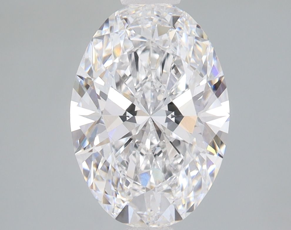1.85 Carat Oval Lab Diamond with  Cut Diamond in 14KT  view 1
