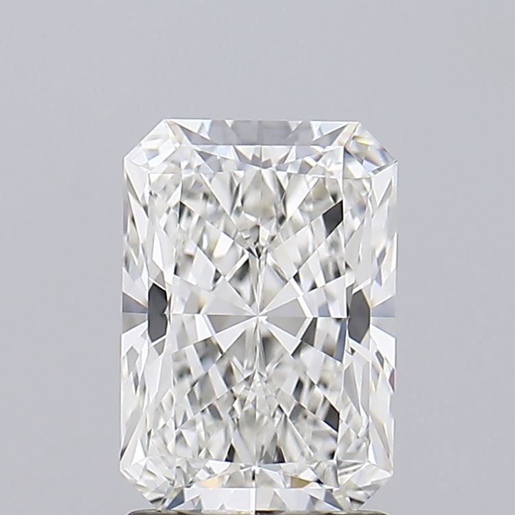 2.01 Carat Radiant Lab Diamond with  Cut Diamond in 14KT  view 1
