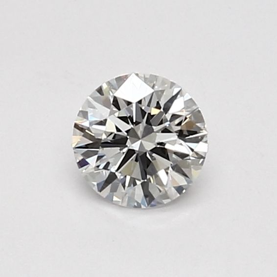 0.42 Carat Round Lab Diamond with  Cut Diamond in 14KT  view 1
