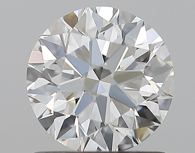 1.01 Carat Round Natural Diamond with  Cut Diamond in 14KT  view 1

