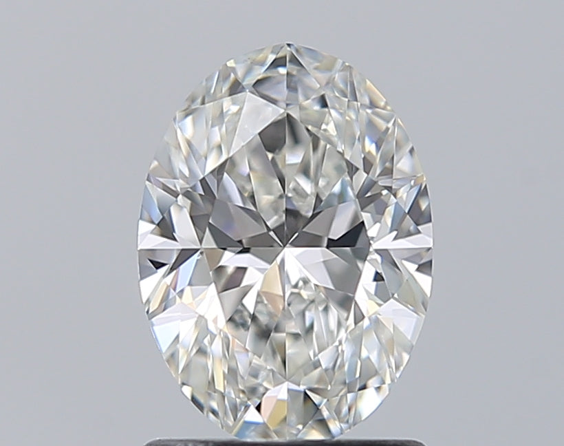 1.22 Carat Oval Natural Diamond with  Cut Diamond in 14KT  view 1
