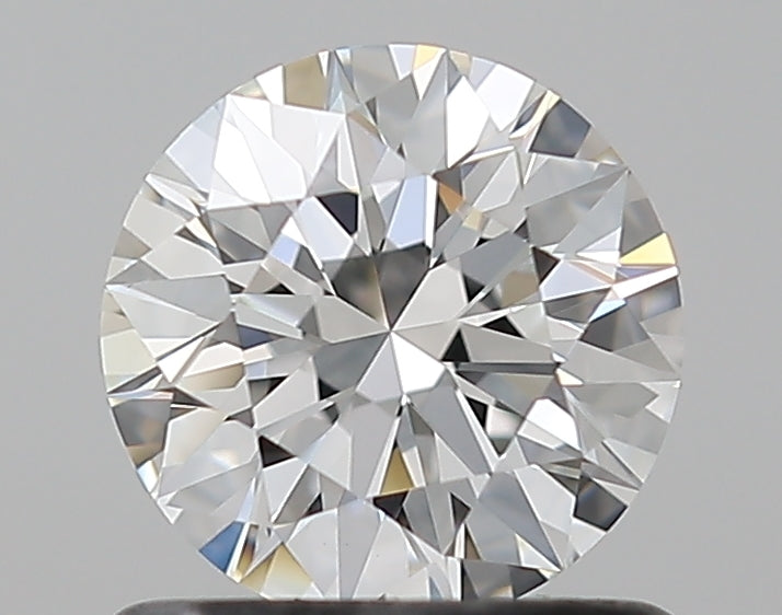 0.76 Carat Round Natural Diamond with  Cut Diamond in 14KT  view 1
