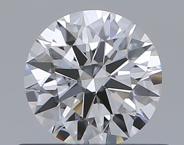 0.56 Carat Round Natural Diamond with  Cut Diamond in 14KT  view 1

