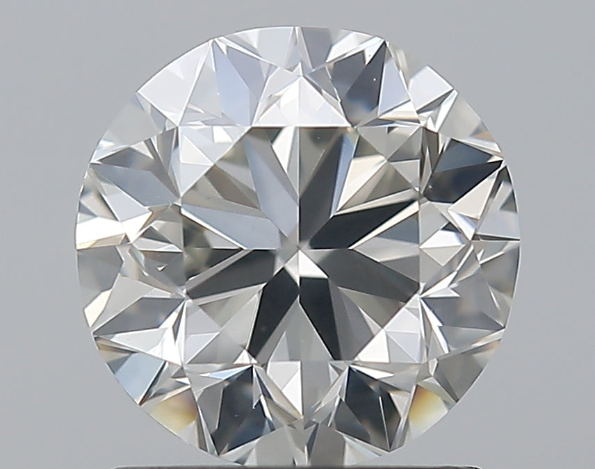 1.51 Carat Round Natural Diamond with  Cut Diamond in 14KT  view 1

