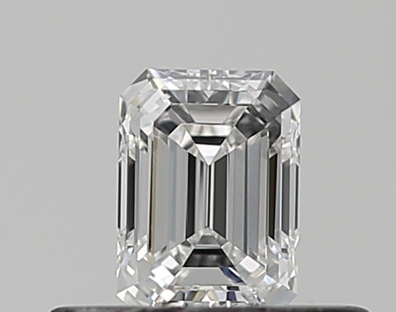 0.3 Carat Emerald Natural Diamond with  Cut Diamond in 14KT  view 1
