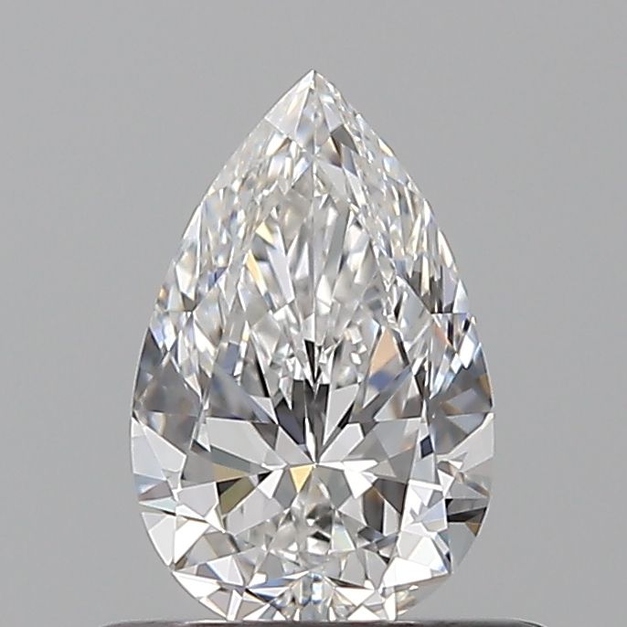 0.5 Carat Pear Natural Diamond with  Cut Diamond in 14KT  view 1
