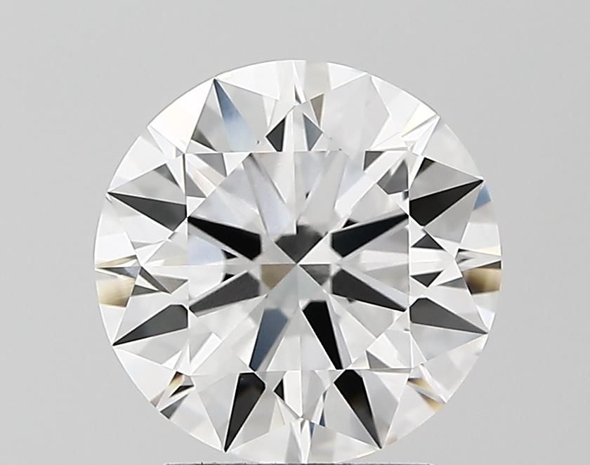 2.5 Carat Round Lab Diamond with  Cut Diamond in 14KT  view 1
