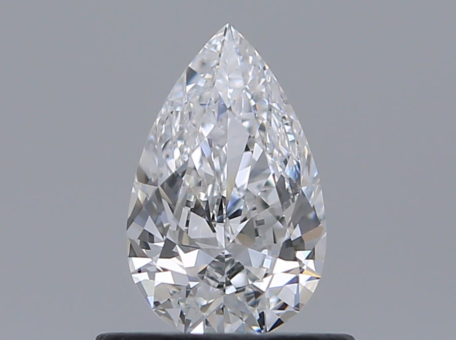 0.5 Carat Pear Natural Diamond with  Cut Diamond in 14KT  view 1
