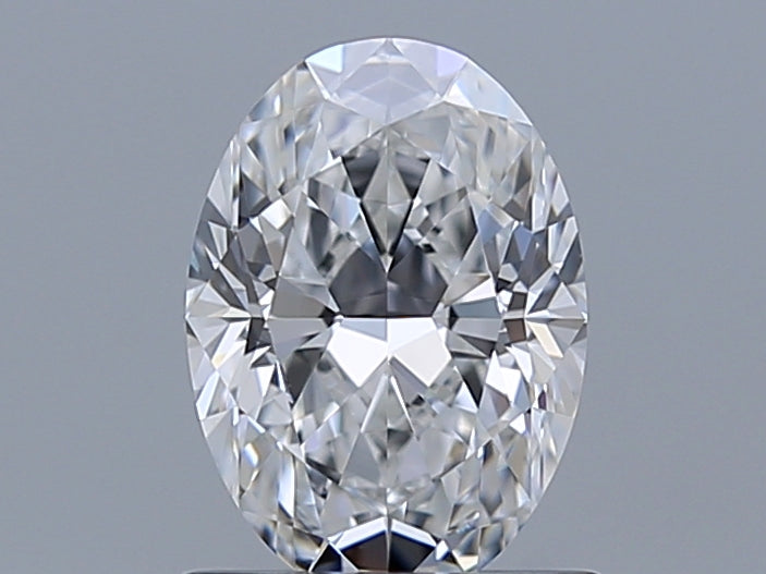 1.01 Carat Oval Natural Diamond with  Cut Diamond in 14KT  view 1
