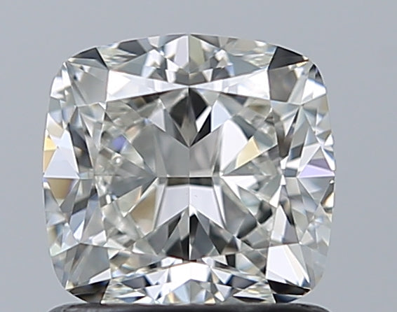 1.0 Carat Cushion Natural Diamond with  Cut Diamond in 14KT  view 1
