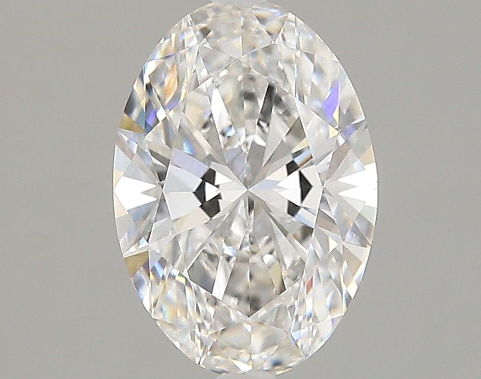 2.09 Carat Oval Lab Diamond with  Cut Diamond in 14KT  view 1
