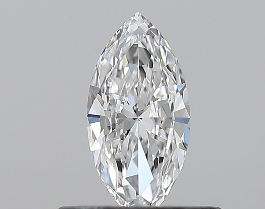 0.3 Carat Marquise Natural Diamond with  Cut Diamond in 14KT  view 1
