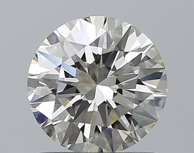 1.0 Carat Round Natural Diamond with  Cut Diamond in 14KT  view 1
