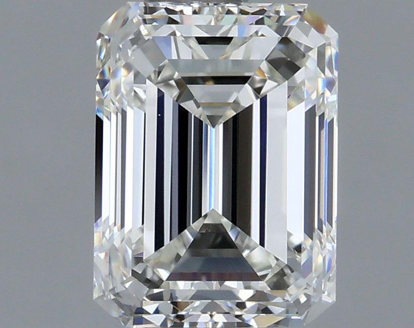1.0 Carat Emerald Natural Diamond with  Cut Diamond in 14KT  view 1
