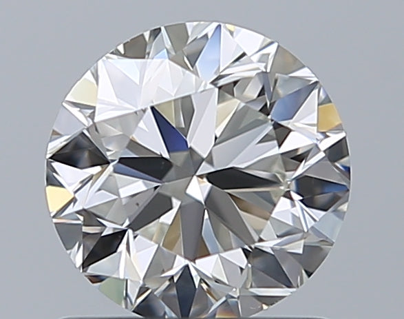 1.0 Carat Round Natural Diamond with  Cut Diamond in 14KT  view 1
