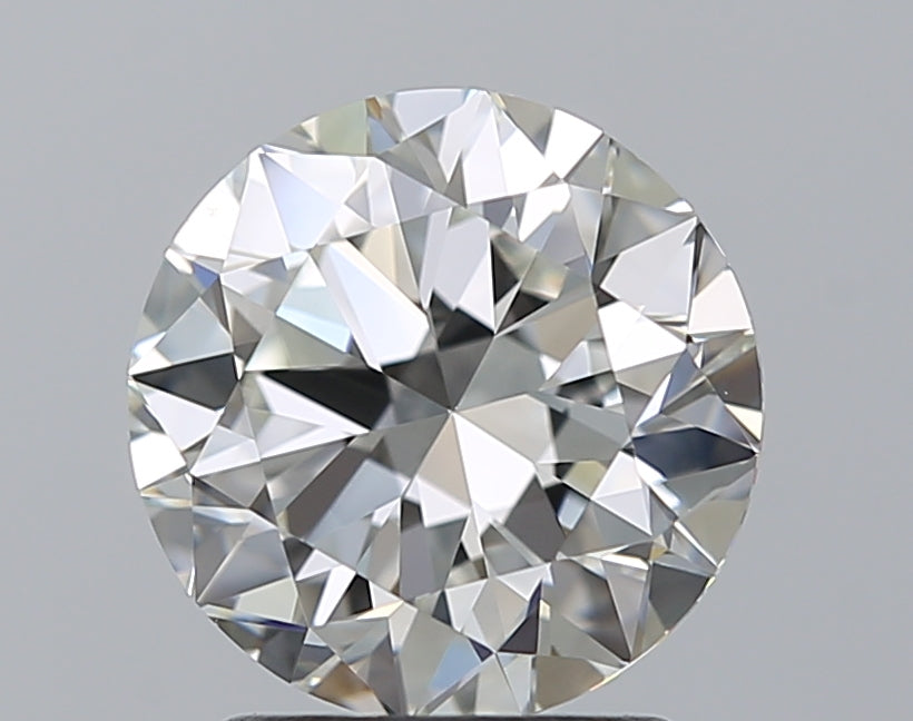 2.0 Carat Round Natural Diamond with  Cut Diamond in 14KT  view 1
