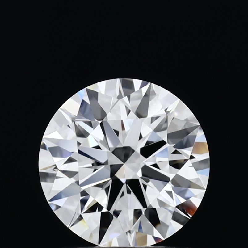 1.6 Carat Round Lab Diamond with  Cut Diamond in 14KT  view 1
