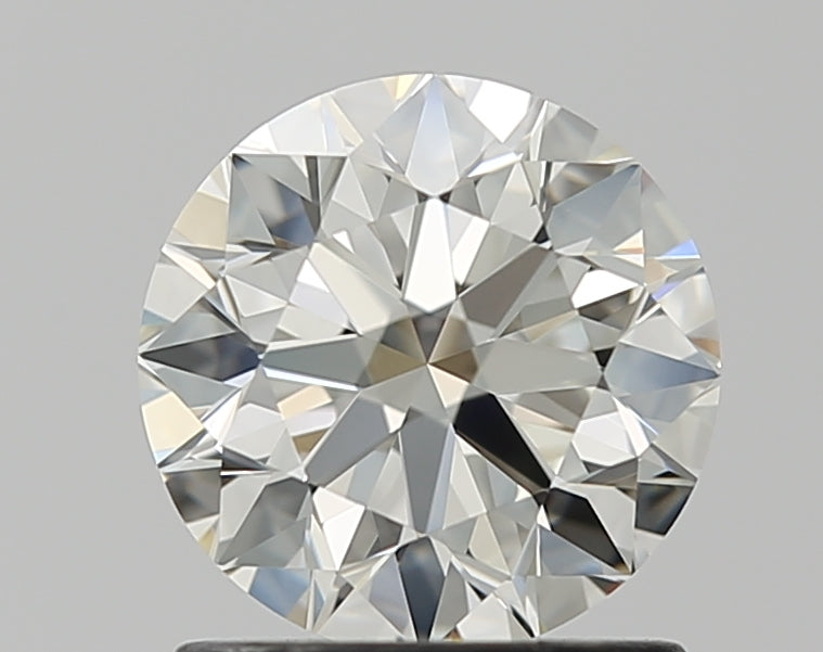 1.21 Carat Round Natural Diamond with  Cut Diamond in 14KT  view 1
