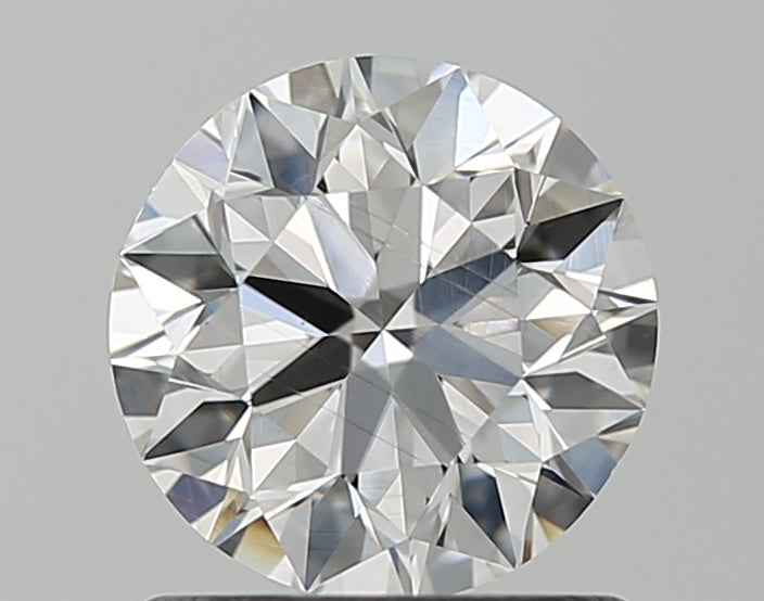 1.0 Carat Round Natural Diamond with  Cut Diamond in 14KT  view 1
