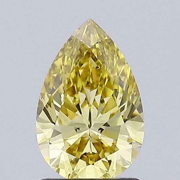 1.1 Carat Pear Lab Diamond with  Cut Diamond in 14KT  view 1
