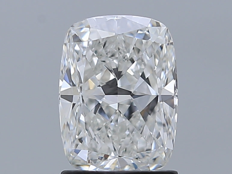 1.5 Carat Cushion Natural Diamond with  Cut Diamond in 14KT  view 1
