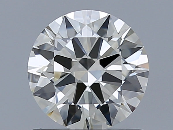 0.9 Carat Round Natural Diamond with  Cut Diamond in 14KT  view 1
