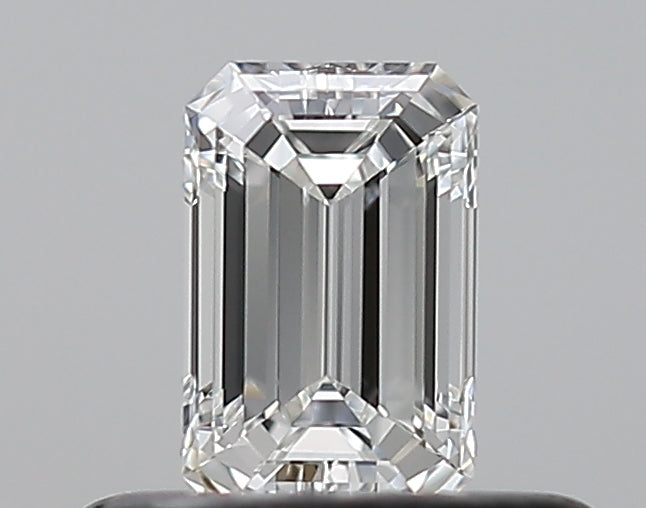 0.33 Carat Emerald Natural Diamond with  Cut Diamond in 14KT  view 1
