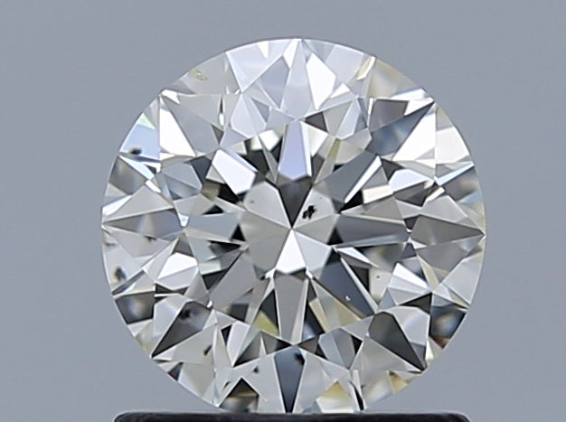 1.02 Carat Round Natural Diamond with  Cut Diamond in 14KT  view 1
