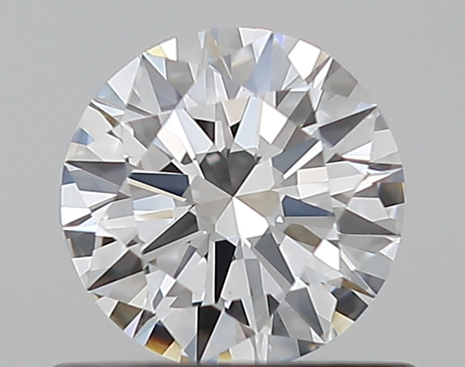 0.6 Carat Round Natural Diamond with  Cut Diamond in 14KT  view 1
