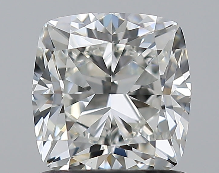 1.2 Carat Cushion Natural Diamond with  Cut Diamond in 14KT  view 1
