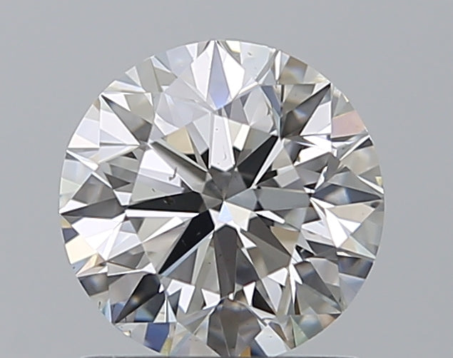 1.02 Carat Round Natural Diamond with  Cut Diamond in 14KT  view 1
