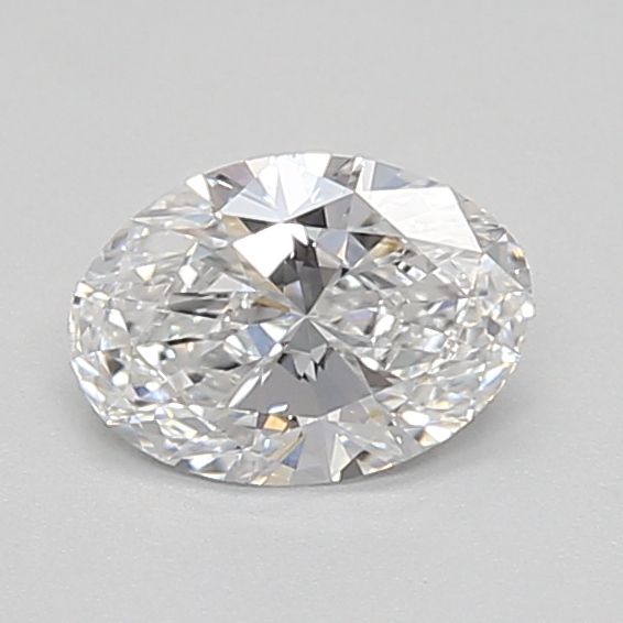 0.53 Carat Oval Lab Diamond with  Cut Diamond in 14KT  view 1
