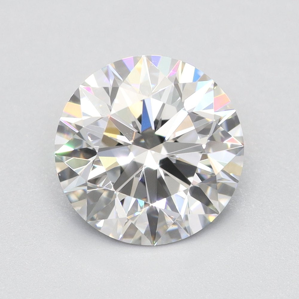 1.07 Carat Round Lab Diamond with  Cut Diamond in 14KT  view 1
