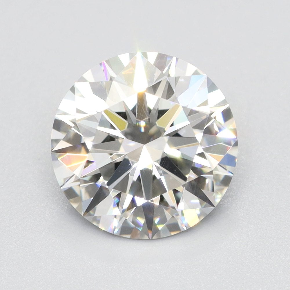 1.09 Carat Round Lab Diamond with  Cut Diamond in 14KT  view 1
