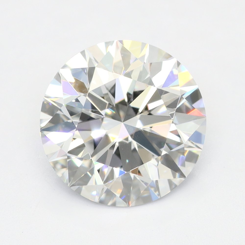 1.3 Carat Round Lab Diamond with  Cut Diamond in 14KT  view 1
