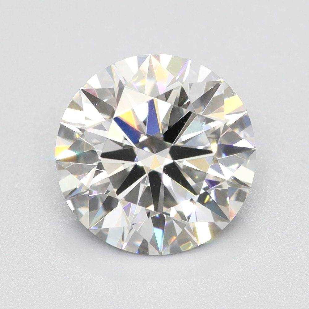 1.1 Carat Round Lab Diamond with  Cut Diamond in 14KT  view 1
