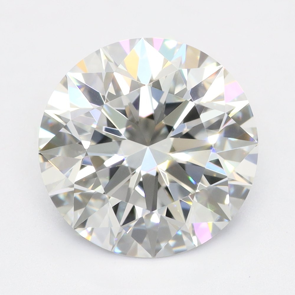 1.73 Carat Round Lab Diamond with  Cut Diamond in 14KT  view 1
