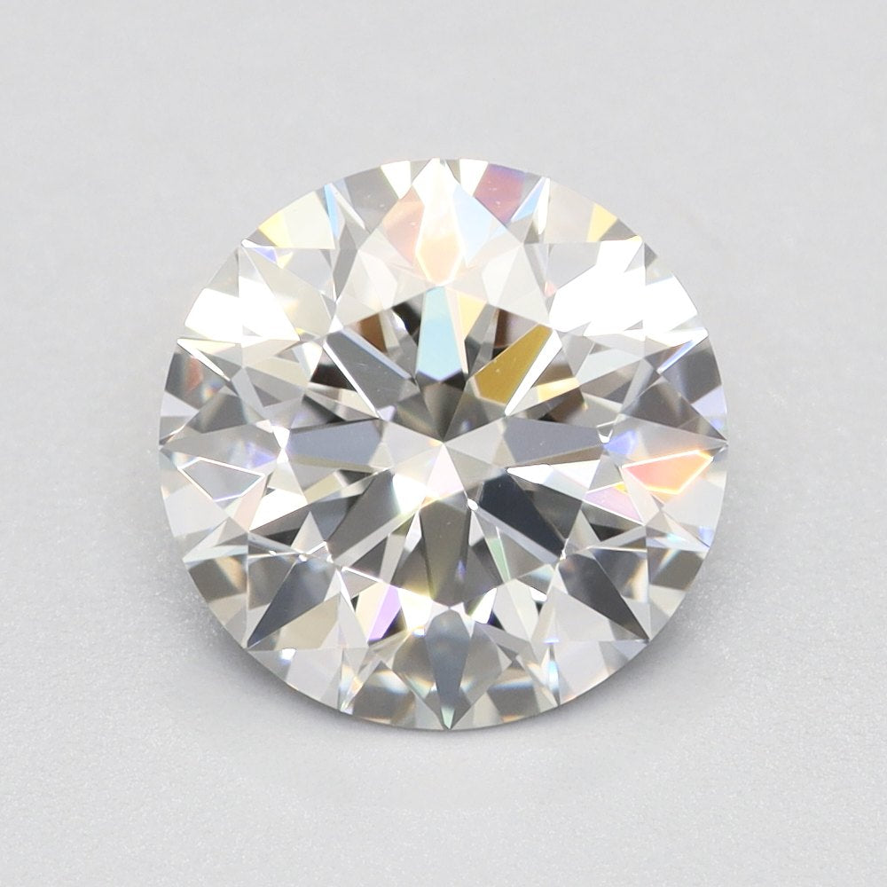 1.08 Carat Round Lab Diamond with  Cut Diamond in 14KT  view 1
