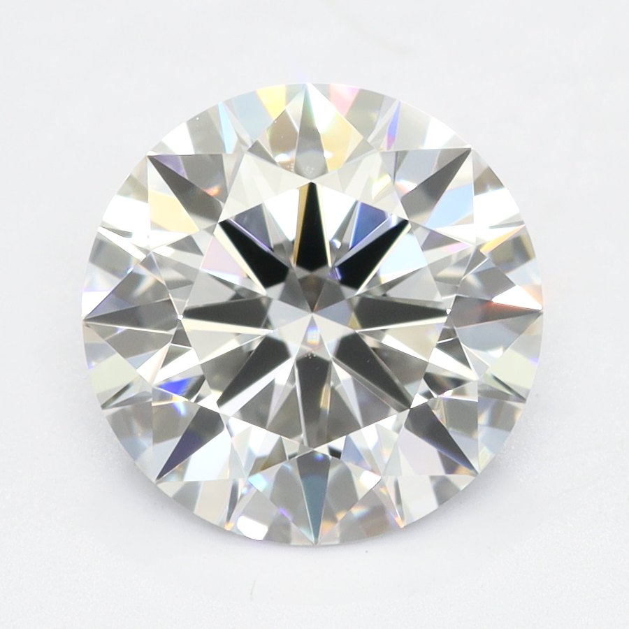 1.16 Carat Round Lab Diamond with  Cut Diamond in 14KT  view 1
