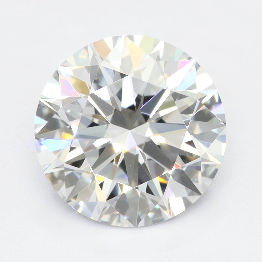 1.2 Carat Round Lab Diamond with  Cut Diamond in 14KT  view 1
